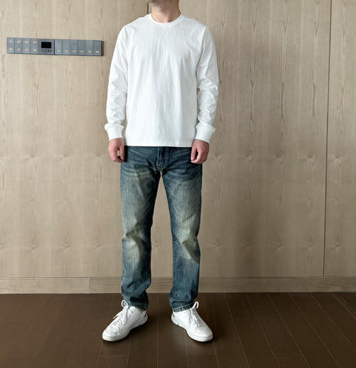 24春夏男士水洗酵棉平纹圆领长袖T恤【包邮+三天无理由退huan】 商品图13