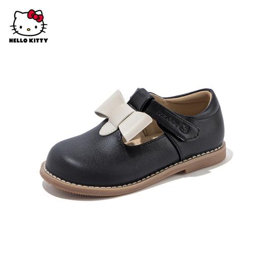 HelloKitty童鞋春季新款女童甜美软底黑色单鞋儿童英伦风百搭皮鞋26-35 K3536897 商品图0