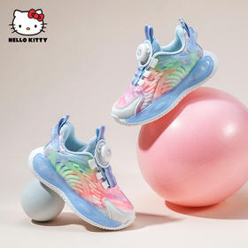 HelloKitty童鞋女童运动鞋2024春秋新款儿童旋钮扣跑鞋中大童鞋子26-37 K3516861