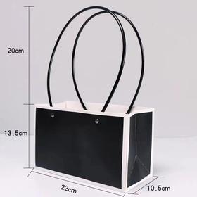 清明节--黑白边长方形手提袋（10个）