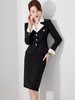 IWY/黑色干练气质西装套装女酒店经理轻熟风职业女装正装工作服套裙22CS221 商品缩略图1