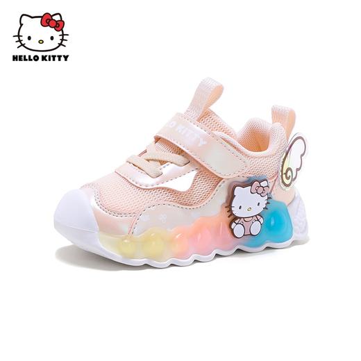 HelloKitty童鞋女童运动鞋亮灯鞋春秋新款儿童学步鞋宝宝发光鞋子 商品图1