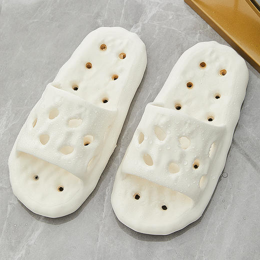 【39.9两双】莲藕漏水款浴室防滑夏季两用拖鞋eva家用厚底踩屎感凉拖鞋 商品图3