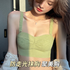 【轻薄舒适】多情猫防走光抹胸小胸聚拢内衣女收副乳美背薄款文胸罩 商品缩略图1