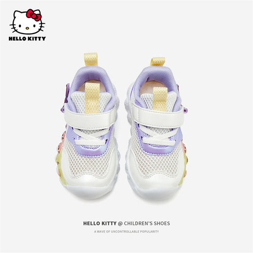 HelloKitty童鞋女童运动鞋春夏新款小童轻便软底鞋宝宝透气亮灯鞋 K4516876 商品图3
