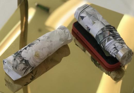 优品堂【如花如歌3】 五折、金骨、双面花、全遮光超轻防紫外线伞 商品图5