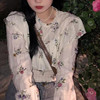 夏季【复古荷叶边 短款衬衫上衣女】韩系甜美 洋气减龄 夏季甜蜜再恋 长袖小衫 商品缩略图2