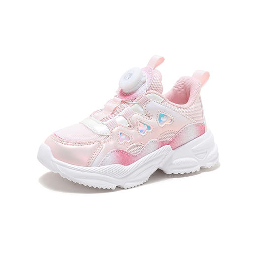 【冬季加绒备用下架】hellokitty童鞋女童运动鞋春秋2024新款旋转扣儿童鞋子透气网面鞋 商品图3