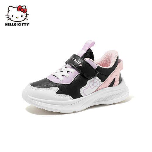 HelloKitty童鞋女童运动鞋春季2024新款儿童小白鞋软底防滑网面鞋 商品图2