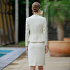 IWY/气质女神范米白色职业套裙女春季新款时尚通勤套装CS1738 商品缩略图4