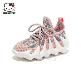 HelloKitty童鞋女童轻便舒适运动鞋春季新款儿童透气防滑跑步鞋26-37 K3516817
