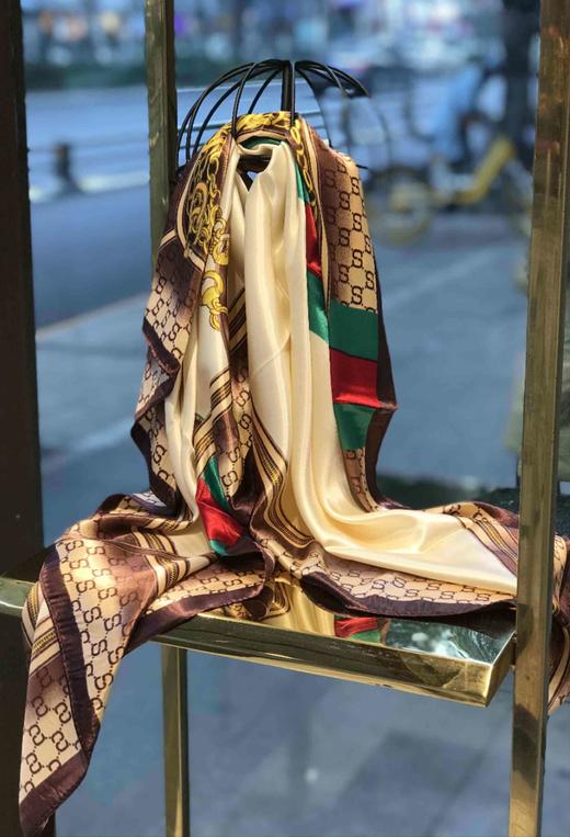 优品堂【特价方巾】90×90手感巾缎面方巾 商品图8