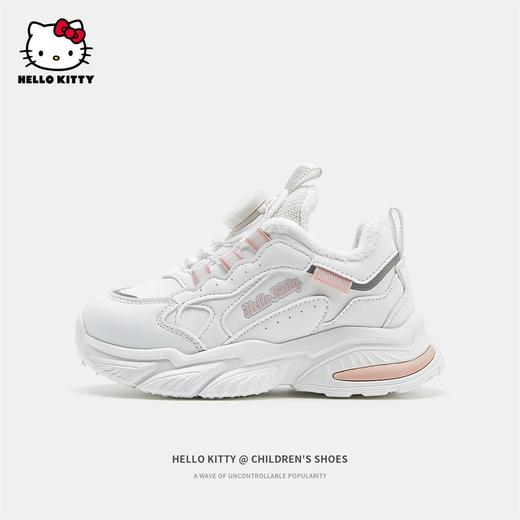 HelloKitty女童运动鞋2023秋冬新款儿童二棉鞋加绒鞋中大童老爹鞋 商品图2