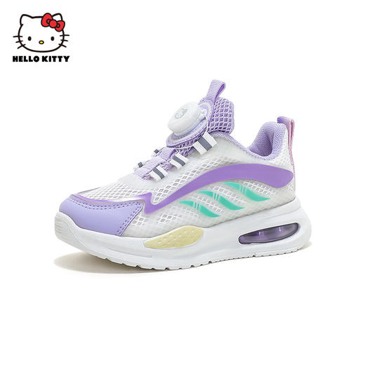 HelloKitty童鞋女童单网运动鞋夏季新款儿童旋转纽扣鞋透气网面鞋 K3526840 商品图0