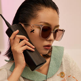 EYECROXX乘号眼镜 情侣款防紫外线大框墨镜