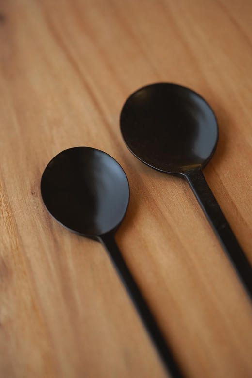 安藤雅信&百草生活 李朝匙（竹拭大漆） 商品图1