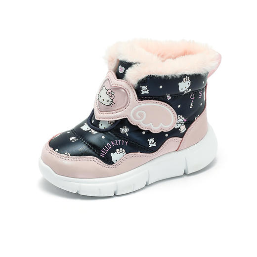 HelloKitty童鞋女童雪地靴冬季新款保暖棉鞋女孩加绒棉靴短筒靴子 商品图3