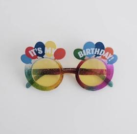 炫彩气球生日眼镜