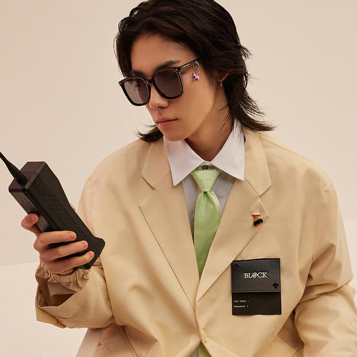 EYECROXX乘号眼镜 情侣款防紫外线大框墨镜 商品图1