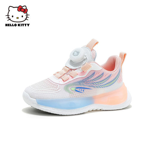 HelloKitty童鞋女童透气运动鞋春秋旋钮跑步鞋28-35 K3516847 商品图0
