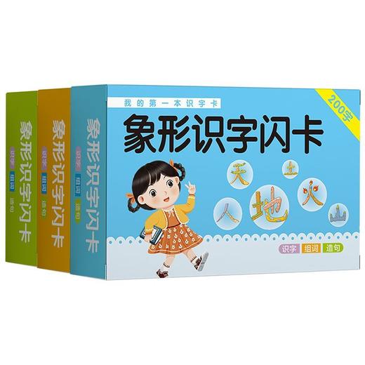 儿童识字闪卡幼小衔接卡牌幼儿启蒙早教3-5岁600识字卡 商品图1