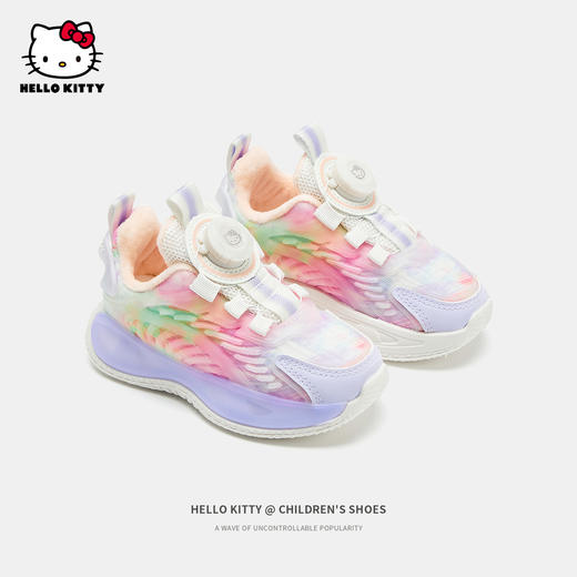 HelloKitty儿童运动鞋秋冬新款女童加绒保暖棉鞋中大童女孩旋钮鞋 商品图3