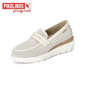 【Pikolinos 】 B3F | 派高雁24牛皮中口套脚镂空平底舒适乐福鞋PS242703