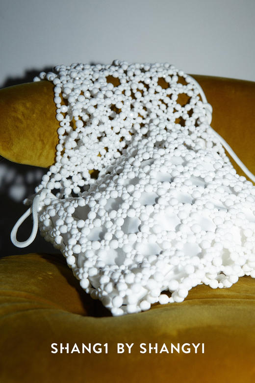 白色亚克力编珠包(简易折叠包) 商品图2