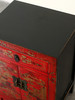 现代新中式仿古典实木彩绘彩漆床头柜手绘做旧复古卧室储物装饰柜 商品缩略图3