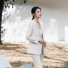 IWY/米白高级感休闲西装套装春上镜主持人韩版上班服装显瘦职业装C13503+P33503 商品缩略图2