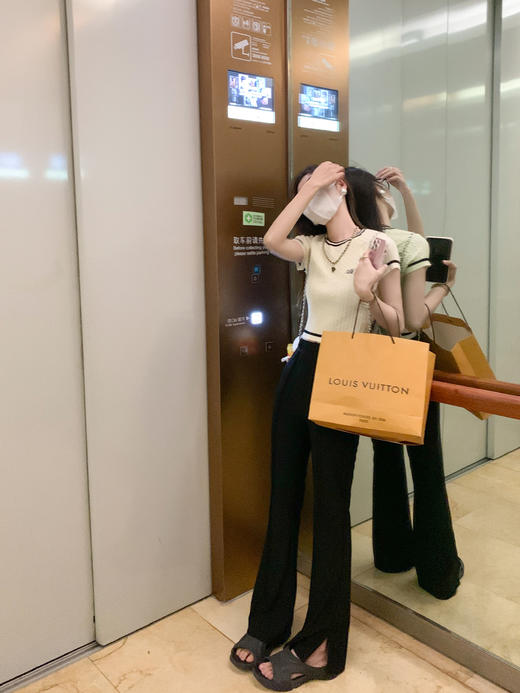 <曾小咸推荐>【起司甜茶】针织短袖 商品图7