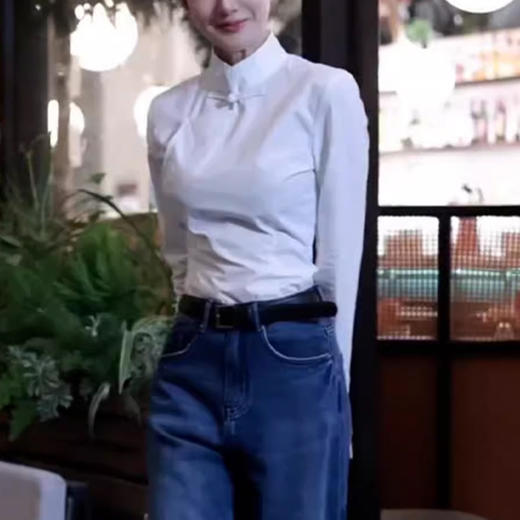 裁缝学苑AQ240新中式立领盘扣衬衫纸样女装春秋修身衬衣上衣版型图纸 商品图3