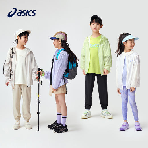 ASICS/亚瑟士童装2024春夏季男女童UPF50+防晒服防紫外线梭织外套 商品图4