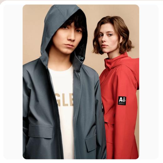 AIGLE艾高新款GORE-TEX防风雨夹克冲锋衣男AS86 商品图2