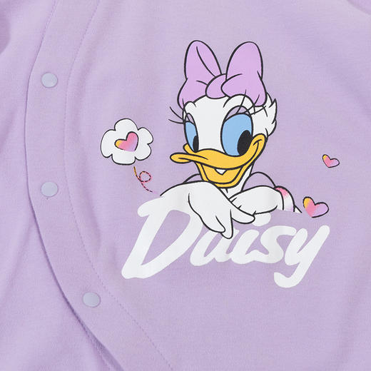 迪士尼（Disney）婴幼哈衣春秋女童侧开扣连体衣纯棉舒适连体服爬服 ZD1DL002 商品图8