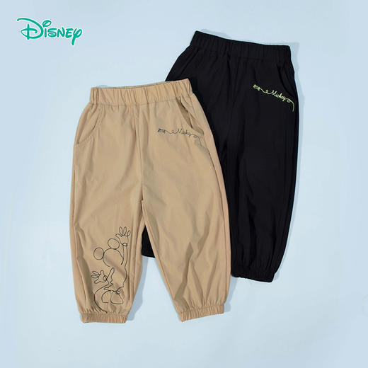 迪士尼24年新款清凉防蚊裤透气米奇九分裤ZD2DK004 商品图1