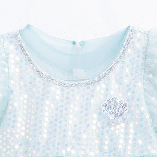 【商城同款】迪士尼夏季女童短袖网纱连衣裙232DQ0228 商品图3