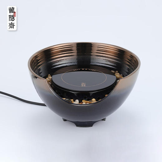 龙隐斋/厂家直发 金银烧观山电陶炉煮茶小型台式煮茶炉功夫茶专用电茶炉银壶铁壶陶壶烧水泡茶炉 商品图0