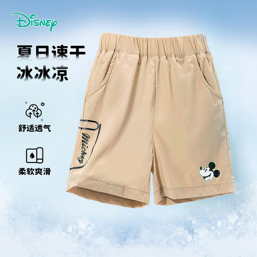 迪士尼24年新款男童夏季裤子米奇五分裤ZD2DK003 商品图2