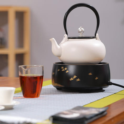 龙隐斋 龙隐斋 电陶炉专用烧水壶 可泡茶煮茶 柿形壶（白） 商品图6