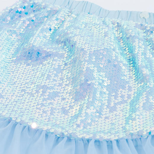 【商城同款】迪士尼女童梦幻亮片网纱半身裙232DQ0227 商品图6