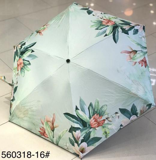 优品堂【烈焰花漾】五折黑胶防外线伞 商品图10