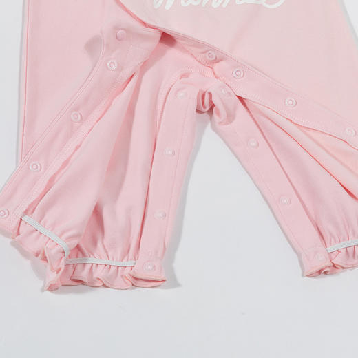 迪士尼（Disney）婴幼哈衣春秋女童侧开扣连体衣纯棉舒适连体服爬服 ZD1DL002 商品图4