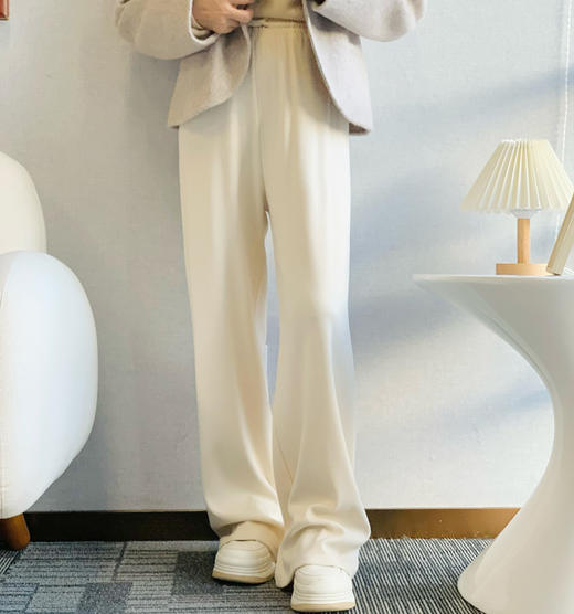 【百图lulu定制】【糯米裤】柔软细腻  垂顺  高弹 磨毛 休闲裤 商品图0