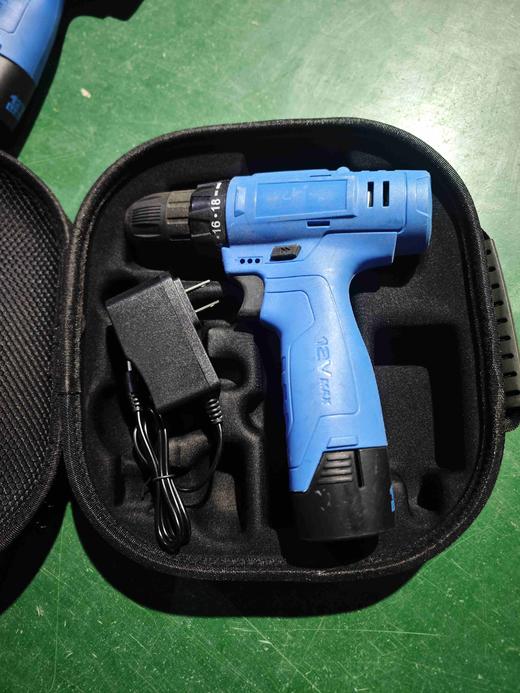 【货号07110】库存处理12V双速锂电钻一电一充送工具包 商品图0