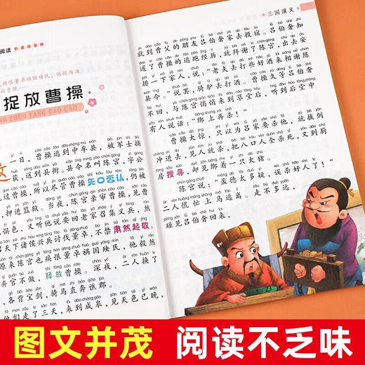 新太阳鸟课外大阅读系列 注音彩绘版 三国演义 商品图4