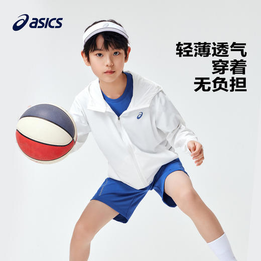 ASICS/亚瑟士童装2024春夏季男女童UPF50+防晒服防紫外线柔软外套 商品图1