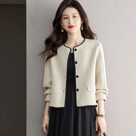 QY0616新款时尚洋气显瘦薄款春季针织衫女上衣