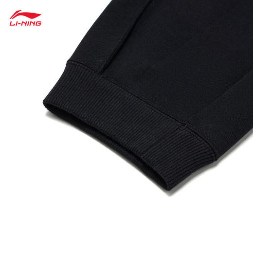 李宁速干凉爽卫裤女子健身系列2024春季LOGO束脚运动裤AKLU106 商品图9