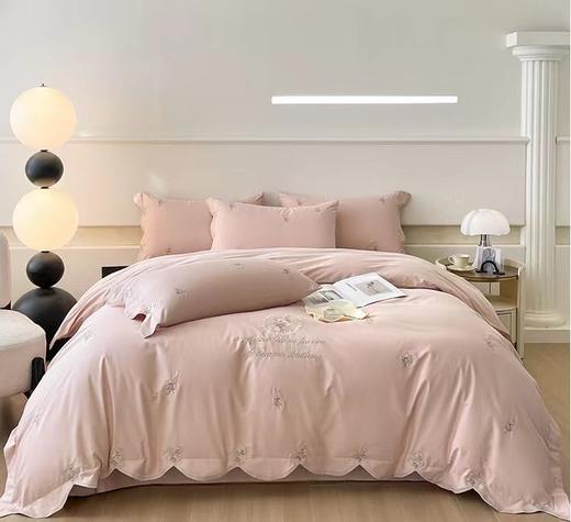 全棉荷边罗拉刺绣四件套2.0*2.3mG119100076 商品图1